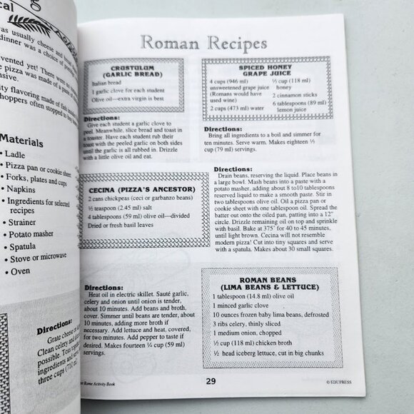 Ancient Rome Greece Hands-On Heritage Book Bundle Art, Crafts, Cooking, Historic - Picture 6 of 16